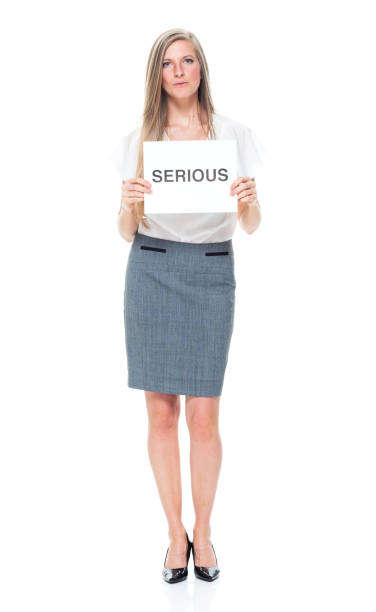 istock Businesswoman is serious 950279014