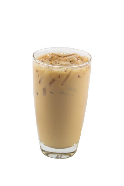 istock Isolate Iced latte coffee on white background.In cluding Mocha Cappuccino Espresso. 950283934