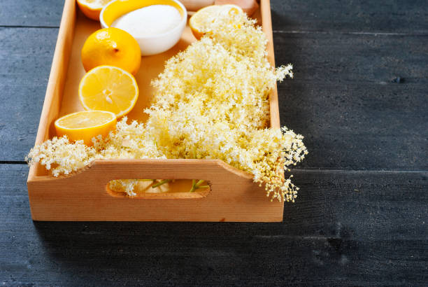 istock Elder blossom arrangement for juice 950296162