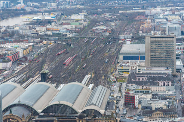 istock Train station of Frankfurt, Germany. 950300594