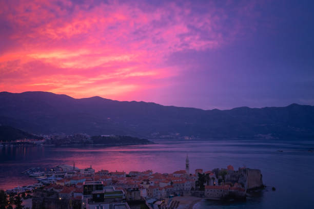 istock Dawn over Budva in Montenegro 950304962