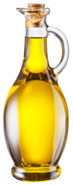 istock Bottle of olive oil on white background. 950305268