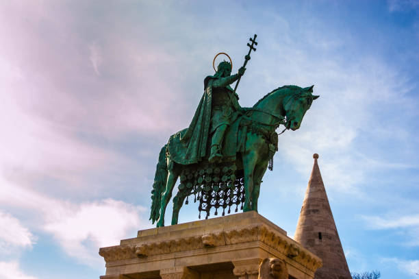 istock Statute of St. Stephen at Budapest , Hungary. 950309972