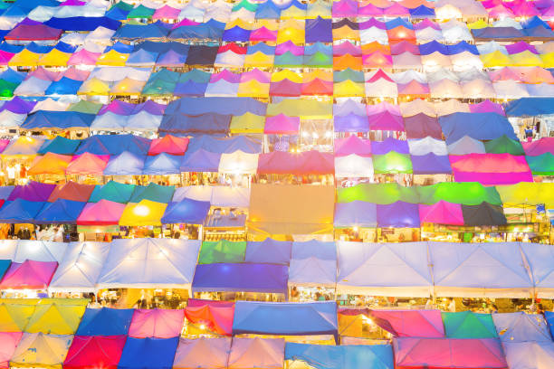 istock Beautiful multiple colour market top view 950318582