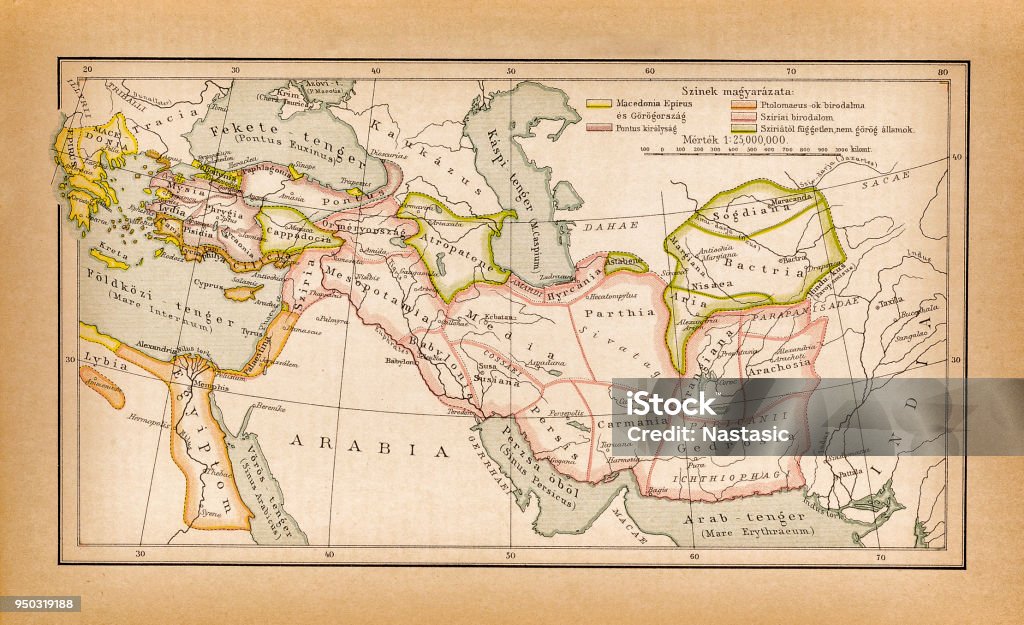 Countries of Diadochi ( from Greek: Διάδοχοι, Diádokhoi, "successors") were the rival generals, families, and friends of Alexander the Great who fought for control over his empire after his death in 323 BC Illustration of a Countries of Diadochi ( from Greek: Διάδοχοι, Diádokhoi, "successors") were the rival generals, families, and friends of Alexander the Great who fought for control over his empire after his death in 323 BC Map stock illustration