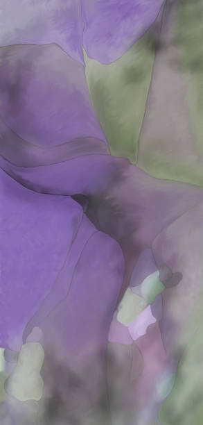 istock Abstract digital painted fantasy landscape or background 950332840