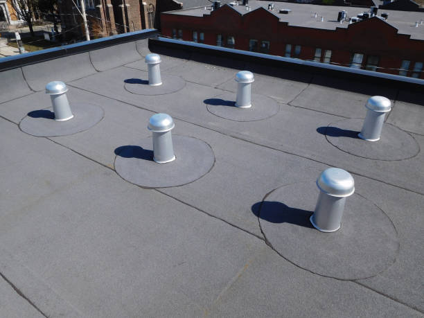 roof ventilation stock photo