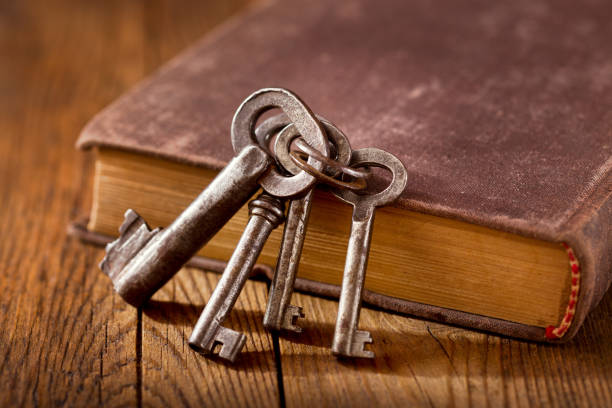 istock still life with old keys on a book 950337288