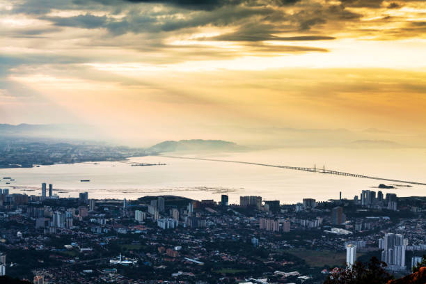 istock George Town City view from Penang Hill during dawn 950338026