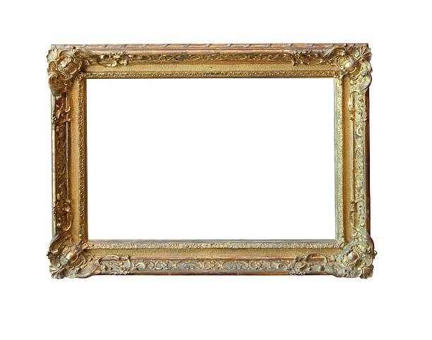 istock Vintage gold picture frame 95033898