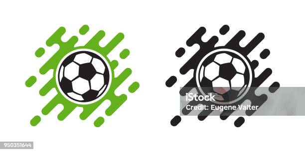 Soccer Ball Vector Icon Isolated On White Football Ball Icon Stock Illustration - Download Image Now