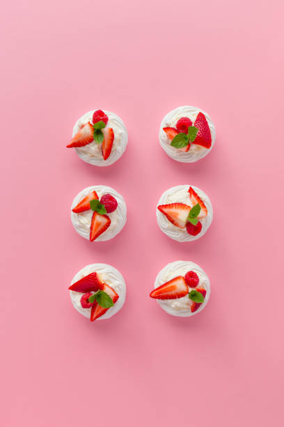 istock Beautiful pastries with fresh strawberry 950368076