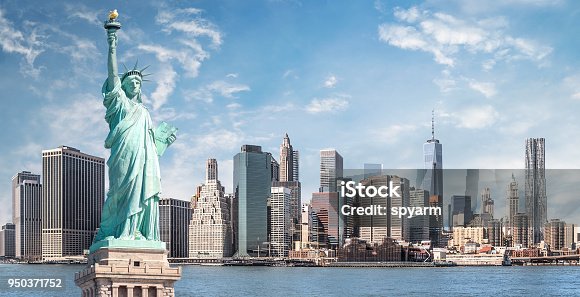 istock The statue of Liberty, Landmarks of New York City 950371752