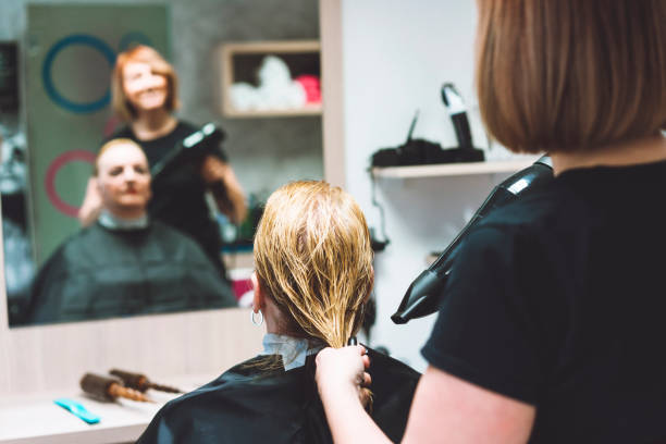 istock Drying blonde hair 950403936