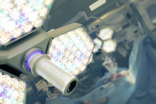istock Surgical lamp on the background of surgery process 950412808