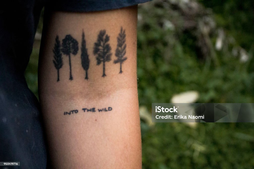 Into The Wild Tattoo Stock Photo - Download Image Now - Brazil, Close-up,  Horizontal - iStock