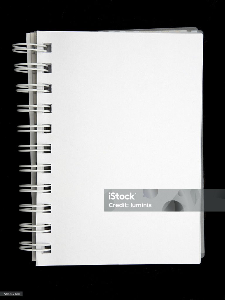 Blanko-Notizbuch mit Ledereinband - Lizenzfrei Bildkomposition und Technik Stock-Foto