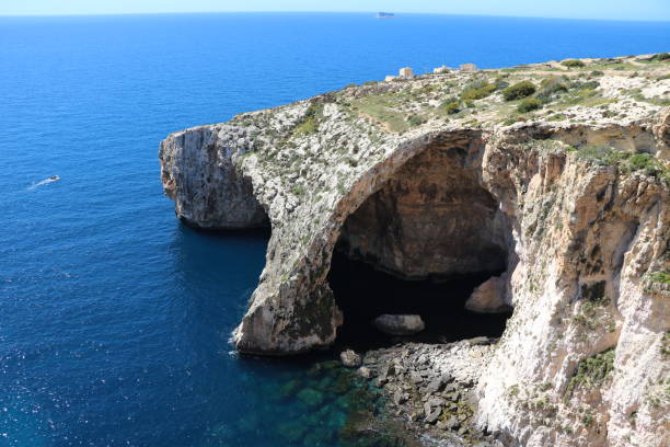 istock Holidays at Blue Grotto at the Mediterranean Sea, Malta 950433558