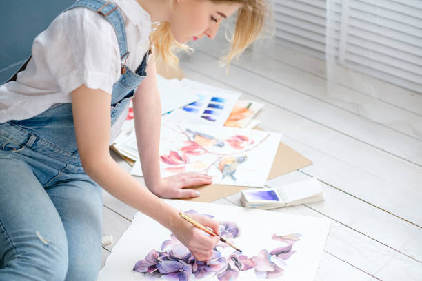 istock art lifestyle drawing self expression girl picture 950433838