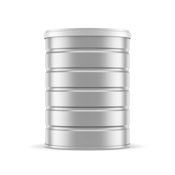 istock Metallic Tin Can Mockup, packaging for dry food 950434026