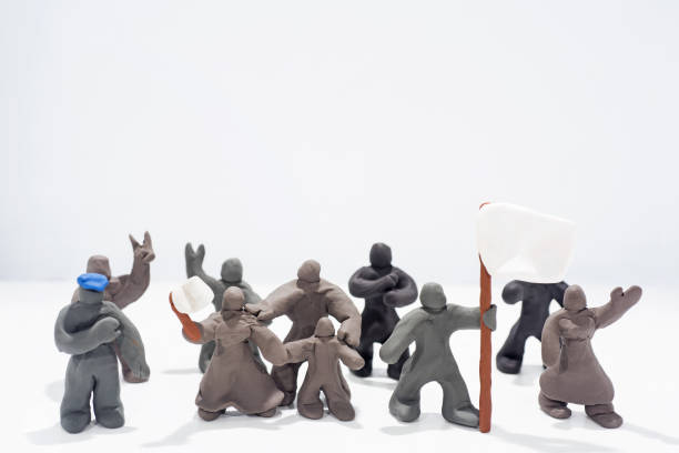 istock Patriot's Day celebration. Abstract photo. Figures made from Play Clay. 950438258
