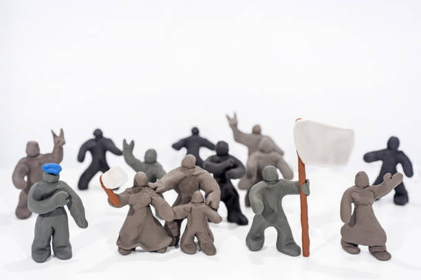 istock Patriot's Day celebration. Abstract photo. Figures made from Play Clay. 950438278