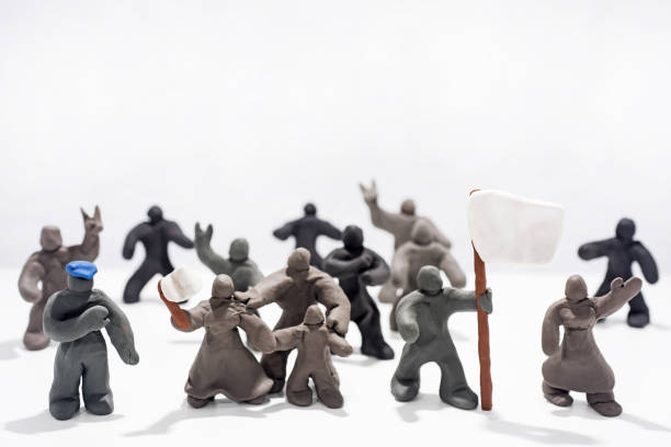 istock Patriot's Day celebration. Abstract photo. Figures made from Play Clay. 950438322