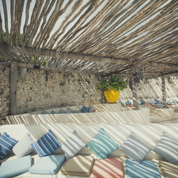 istock beach lounge on bali island, indonesia 950438546