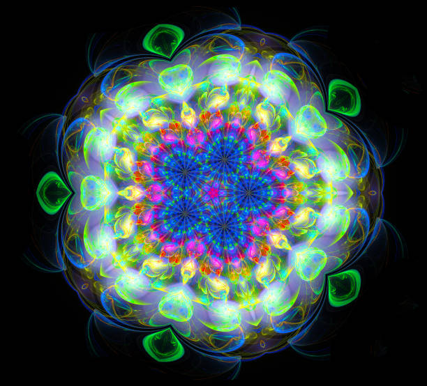 istock abstract fractal futuristic colourful flower pattern 950438928