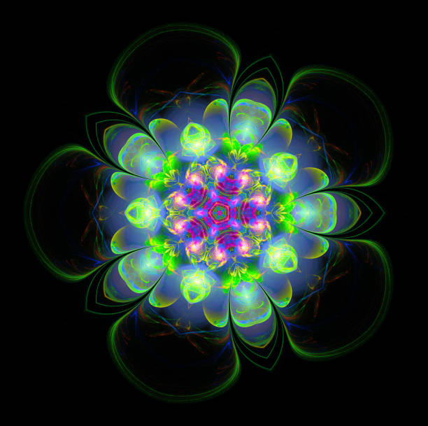 istock abstract fractal futuristic colourful flower pattern 950450650