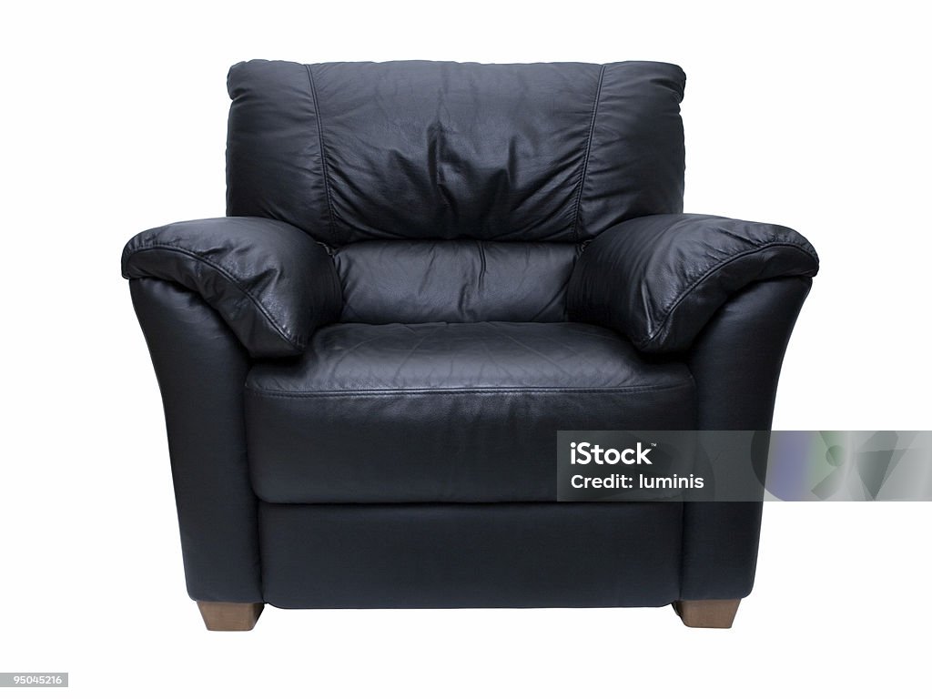 Fauteuil en cuir - Photo de Chaise libre de droits