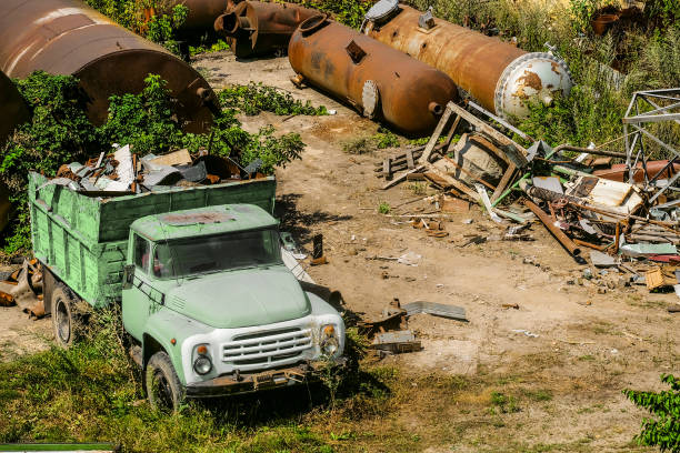 Old Abandoned Vintage Truck