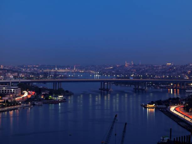 istock Istanbul bosphorus golden horn at sunset 950462854