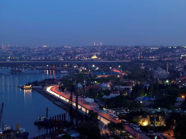 istock Sunset on istanbul bosphorus landscape long exposure 950464488