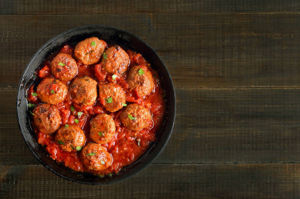 istock Meatballs with tomato sauce 950468240