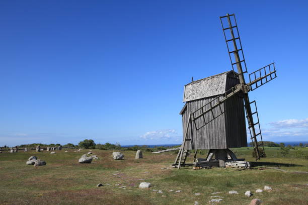 istock Windmills, Island of Oland, Sweden 950472282