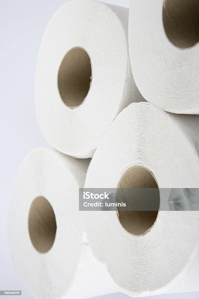 Toilet Paper  Color Image Stock Photo