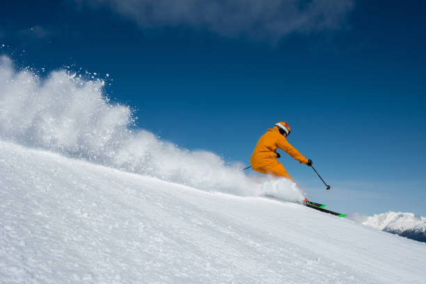 Skiing in Whistler, BC, Canada