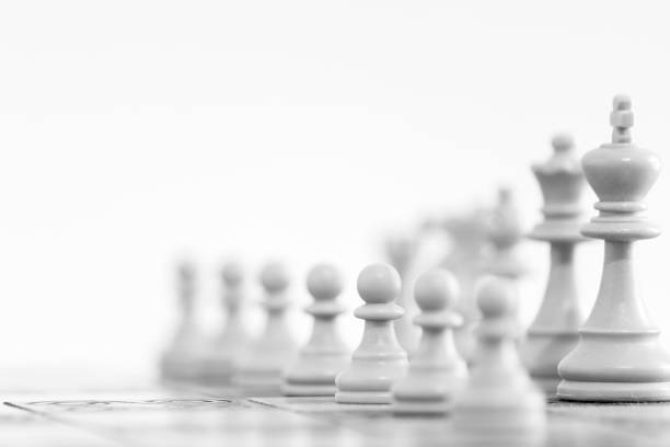 istock Chess photographed on a chessboard 950482180