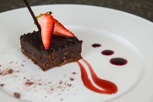 istock Gourmet browny dessert 950486426
