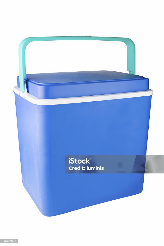 Cool Box  Blue Stock Photo