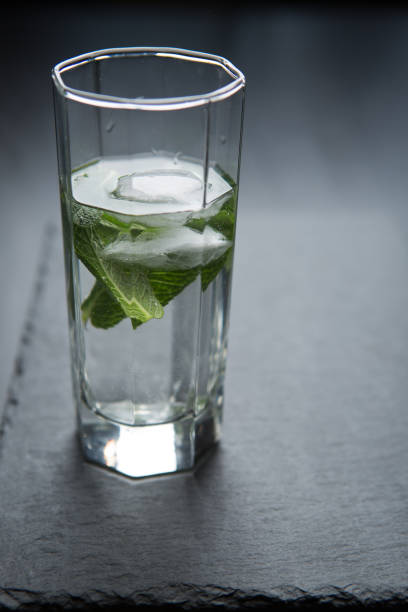 istock Glass of water with mint 950495524
