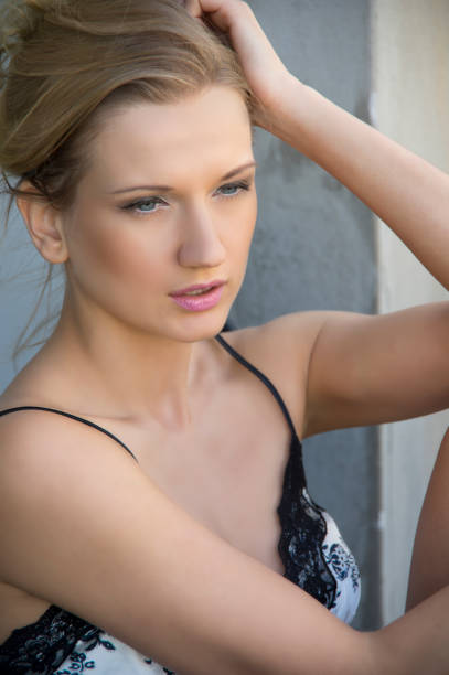 istock Lady Sitting in Pajamas 950506370