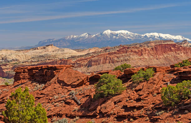 istock Snowy Mountains Behind a Desert Ridge 950520026