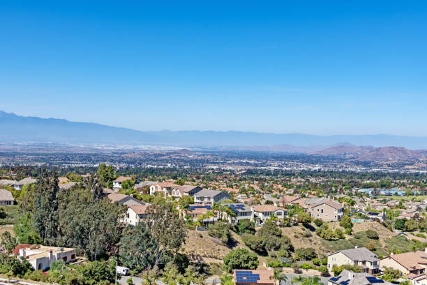 istock Suburbs in golden sun 950542548