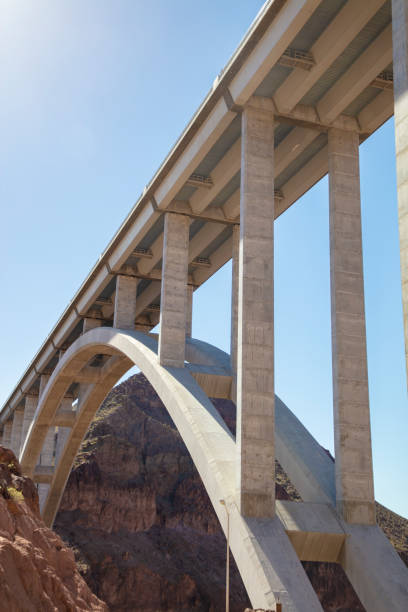 A stock photo of the The Mike O'Callaghan–Pat Tillman Memorial Bridge in Nevada.