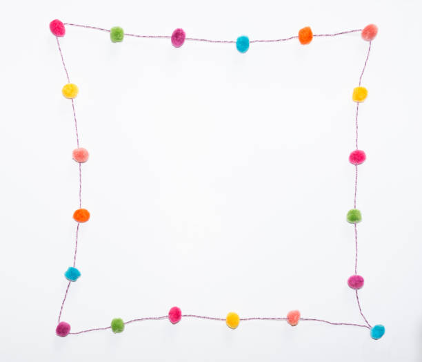 istock Pincushion Square Pom-Pom Border 950564562