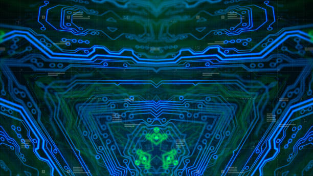 istock Conceptual technology futuristic motherboard design. 950567748