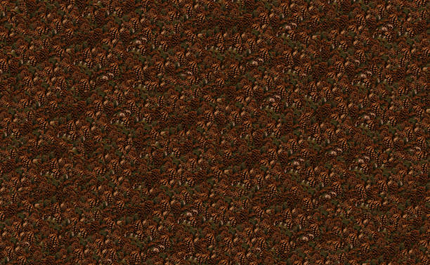 abstract background texture branch fir-tree with brown cone copied base endless copy base rustic, brown backdrop