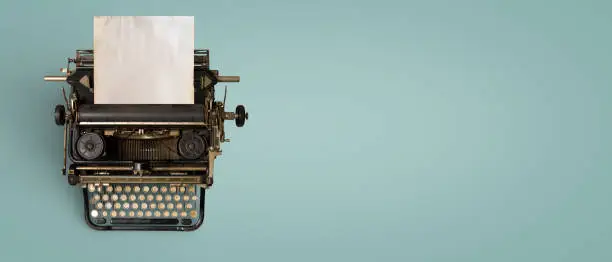 Photo of Vintage typewriter header